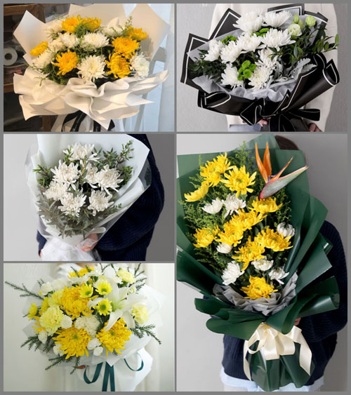 贵州毕节市黔西县素朴镇牛场村白事花束代送